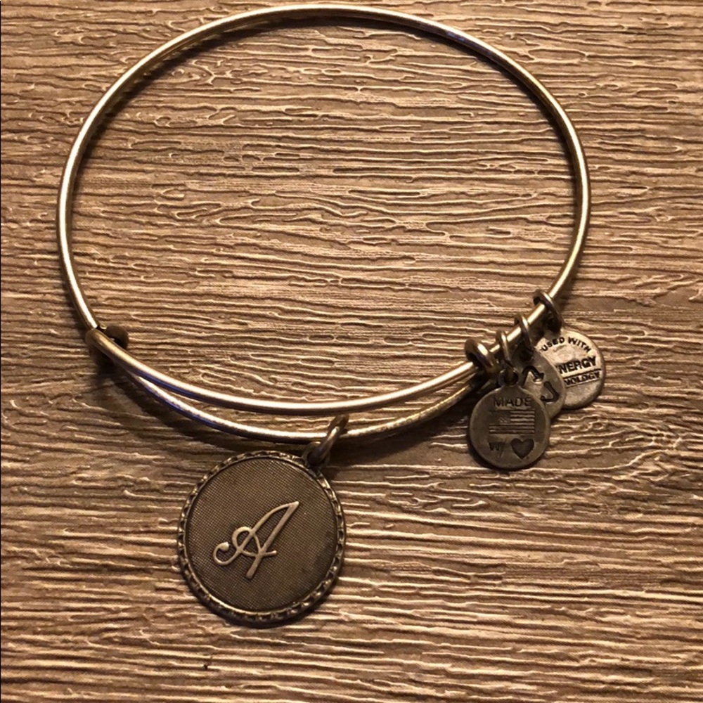 “A” Alex and Ani Bracelet